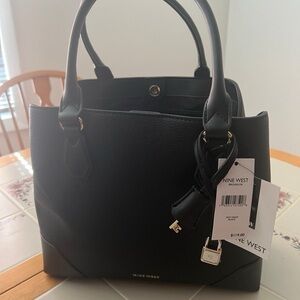 Nine West Black Tote Bag ! New with tags never used